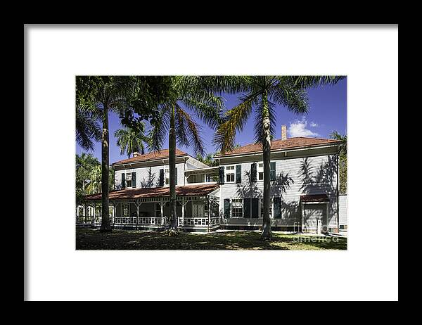Fort Myers Framed Print featuring the photograph Thomas Edison Winter Home - Florida by Brian Jannsen