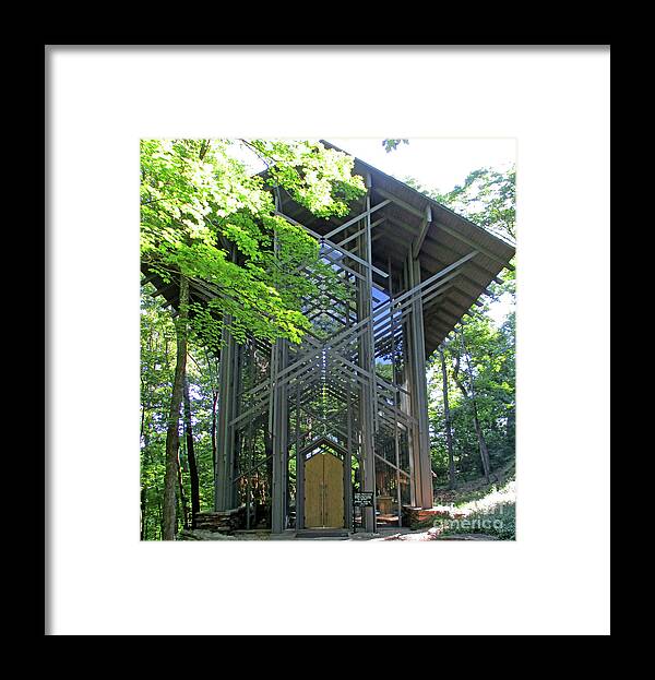 Eureka Springs Framed Print featuring the photograph Thorncrown 10 by Randall Weidner