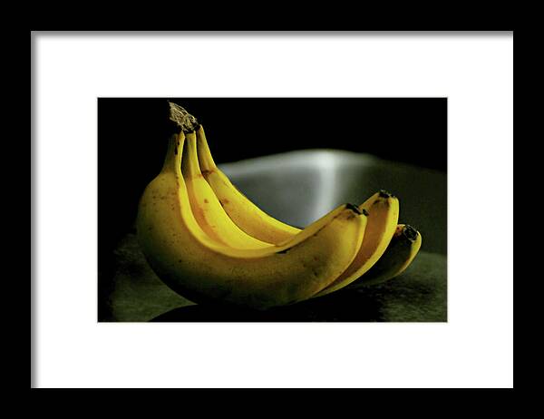 Three Onstem Framed Print featuring the photograph Three on Stem by Diana Angstadt