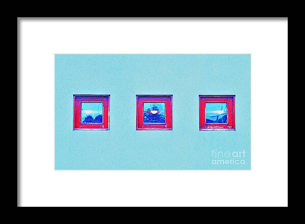 Windows Framed Print featuring the photograph Threes by Merle Grenz