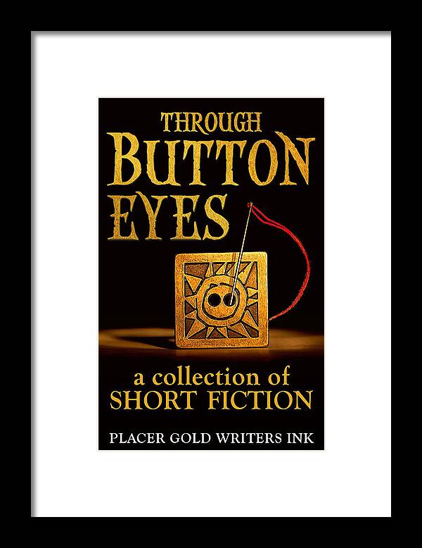 Through Button Eyes Framed Print featuring the mixed media Through Button Eyes by Patrick Witz
