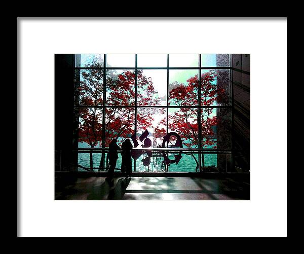 Window Framed Print featuring the photograph Through the Glass by Christopher Brown