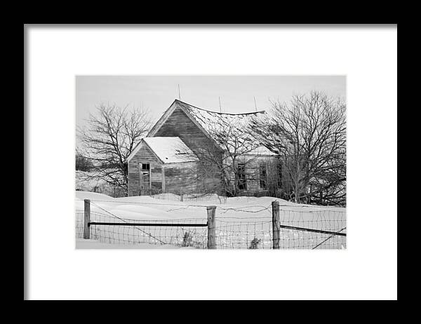 School Framed Print featuring the photograph Thrush Avenue School by Bonfire Photography