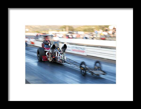 Dragster Framed Print featuring the photograph Thrust by Steve Parr