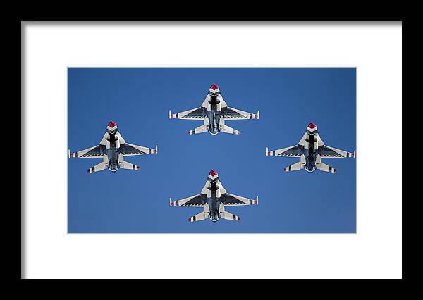 14-1 Framed Print featuring the photograph Thunderbird Diamond by Jay Beckman