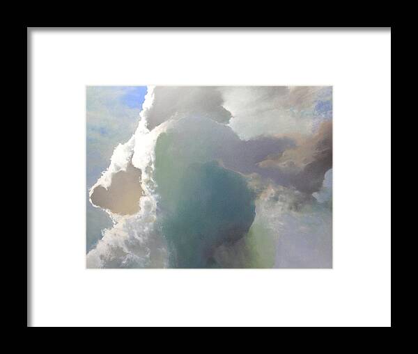 Thunderhead Framed Print featuring the painting Thunderhead SOLD by Cap Pannell