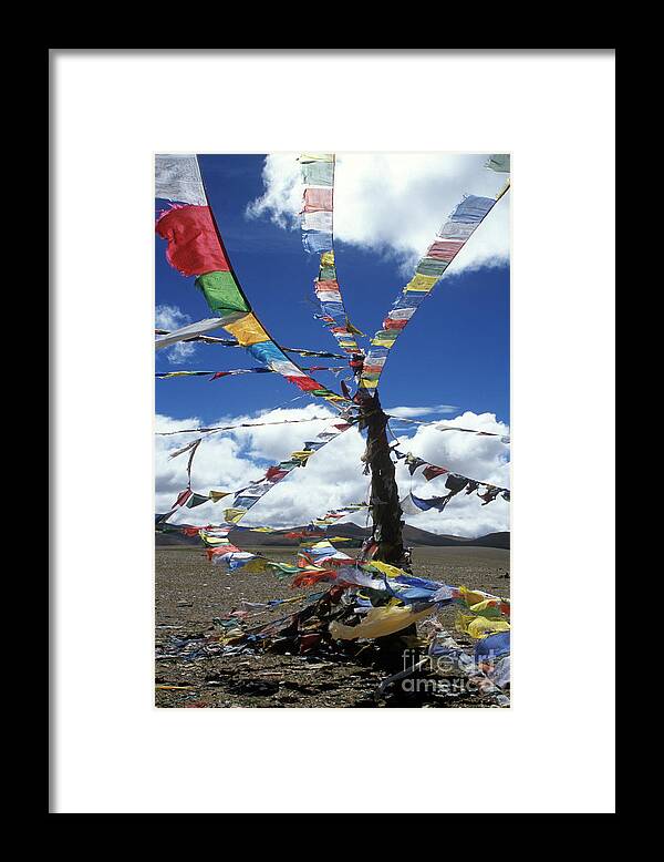 Ancient Civilizations Framed Print featuring the photograph Tibet_304-8 by Craig Lovell