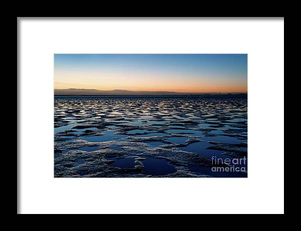 Low Tide Framed Print featuring the photograph Tidal Flat by Dean Birinyi