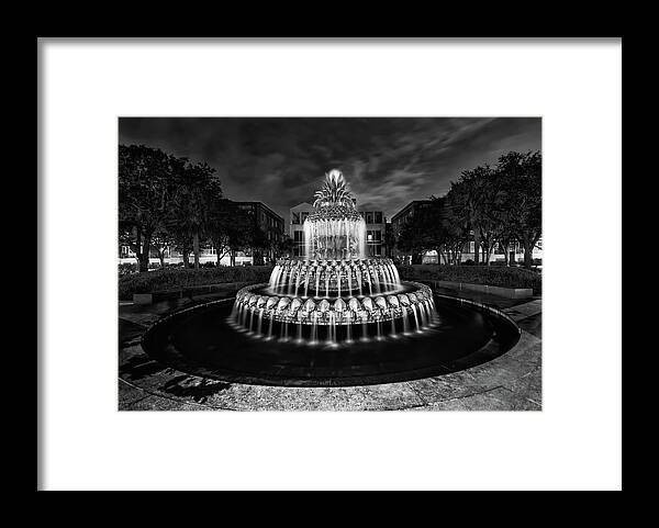 Charleston Fountain Framed Print featuring the photograph Luminescence 2 by Norma Brandsberg