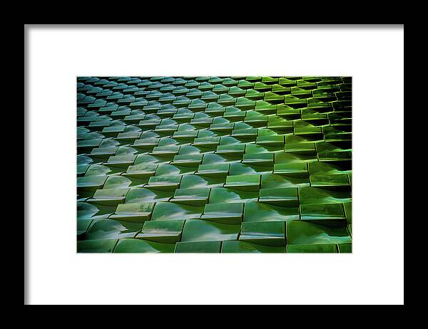 Tile Framed Print featuring the photograph Tile by Richard Goldman