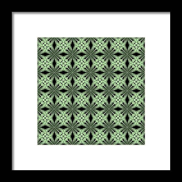 Abstract Framed Print featuring the digital art Tiles.2.272 by Gareth Lewis