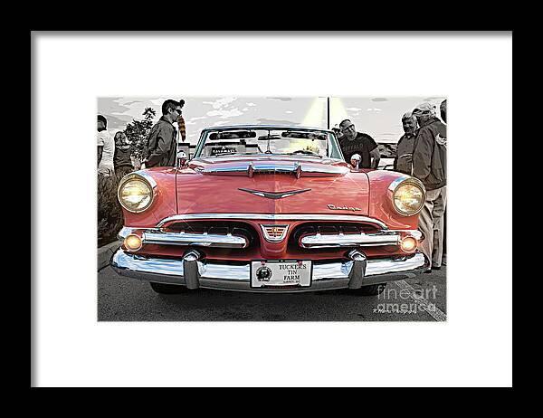 Cars Framed Print featuring the photograph Tim Hortons Car Show CACA4489-18 by Randy Harris