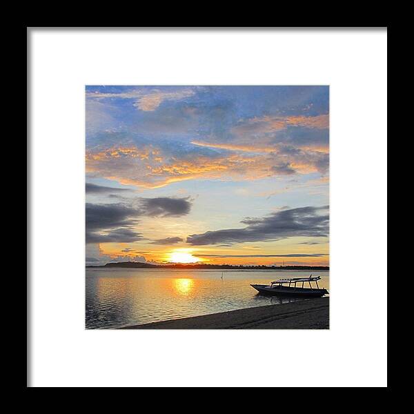 Sundaysunset Framed Print featuring the photograph Time For Another #sundaysunset As The by Dante Harker