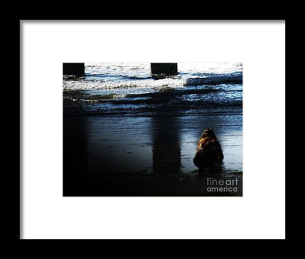 Pacific Framed Print featuring the photograph Time by Linda Shafer