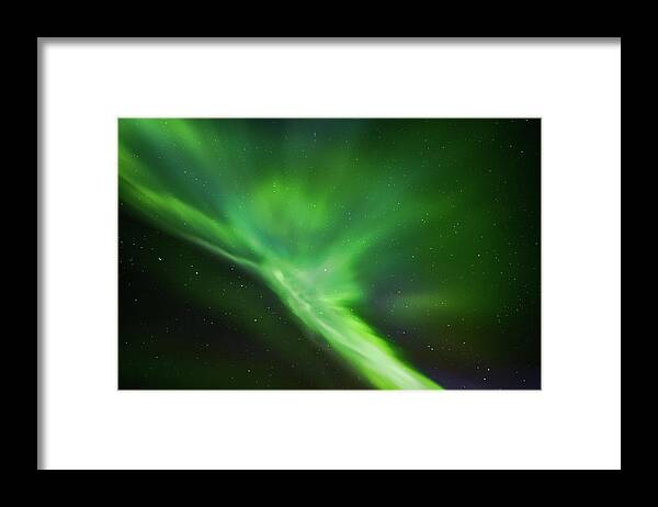 Aurora Framed Print featuring the photograph Time Travel Northern Lights Karasjok Norway by Adam Rainoff