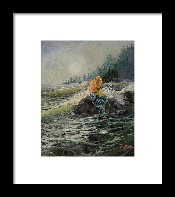 Sea Framed Print featuring the painting Timeless by Mona Davis