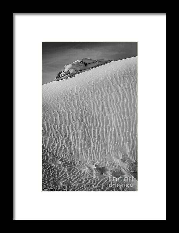 America Framed Print featuring the photograph Timeless Sand by Inge Johnsson