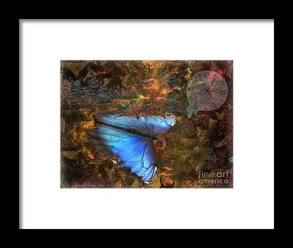 Photography Framed Print featuring the photograph Time's Running Out by Kathie Chicoine