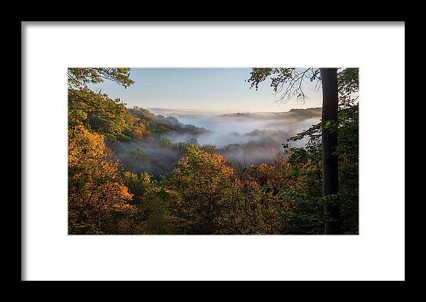 Tinkers Creek Gorge Overlook Framed Print featuring the photograph Tinkers Creek Gorge Overlook by Dale Kincaid