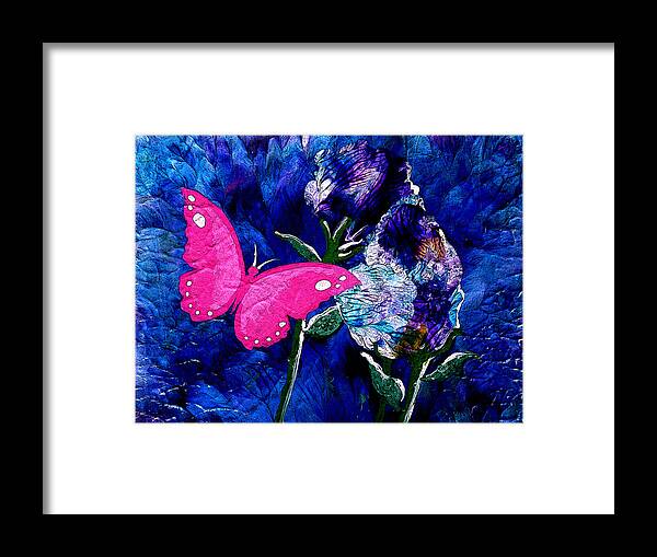 Love Framed Print featuring the painting Tints of Beauty shades of Love by Pj LockhArt