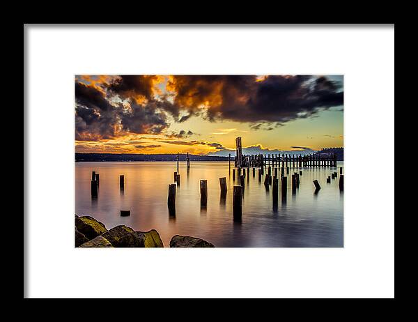 Titlow Framed Print featuring the photograph Titlow Beach Sunset by Rob Green