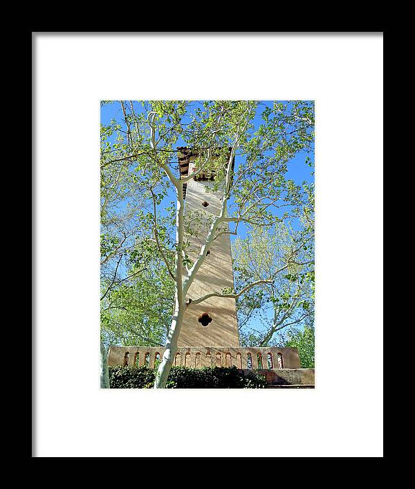 Tlaquepaque Framed Print featuring the photograph Tlaquepaque Tower by Robert Meyers-Lussier