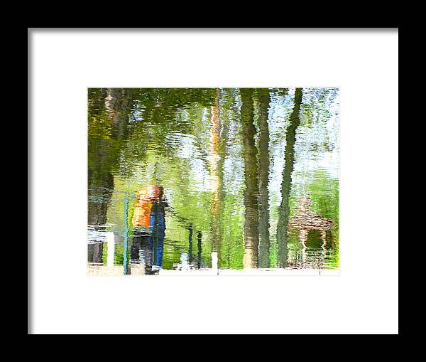 Water Framed Print featuring the photograph Blurred Edges by Sybil Staples