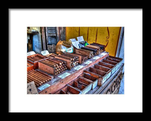 Cigars Framed Print featuring the photograph Tobacco Road by Debbi Granruth