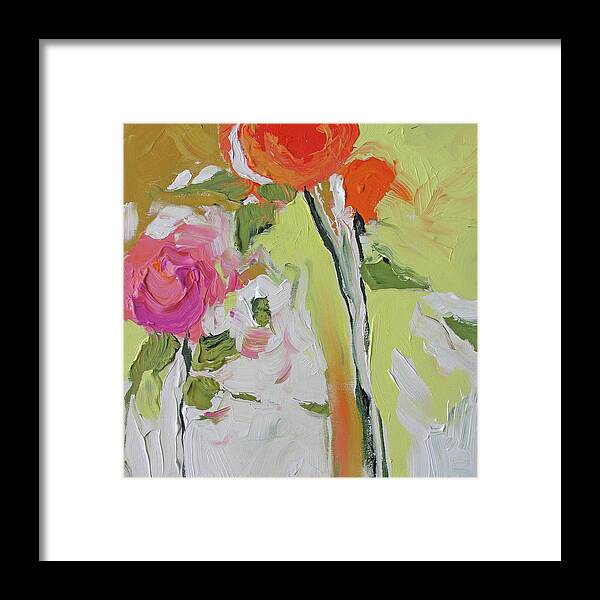 Original Framed Print featuring the painting Token Of Friendship by Linda Monfort