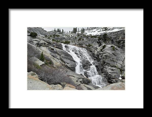 Sequoia National Park Framed Print featuring the photograph Tokopah Falls by Kyle Hanson