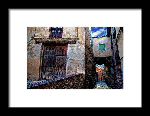 Toledo Passage Framed Print featuring the photograph Toledo Passage by Harry Spitz