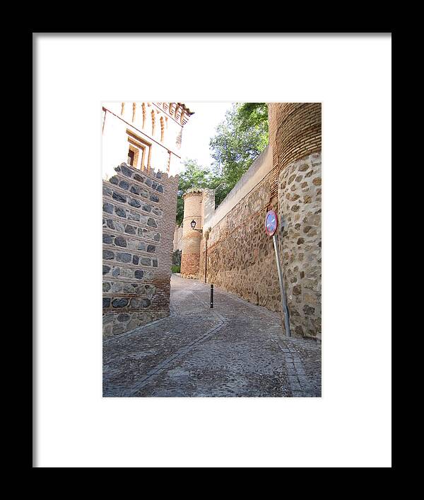Toledo Framed Print featuring the photograph Toledo Stone Pathway by John Shiron