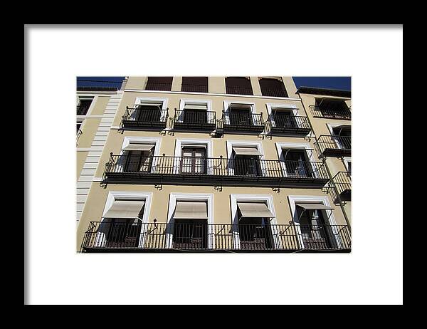 Toledo Framed Print featuring the photograph Toledo Window Shades by John Shiron