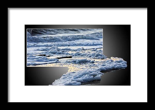 Beach Framed Print featuring the photograph Too Big for the Frame by Allan Levin