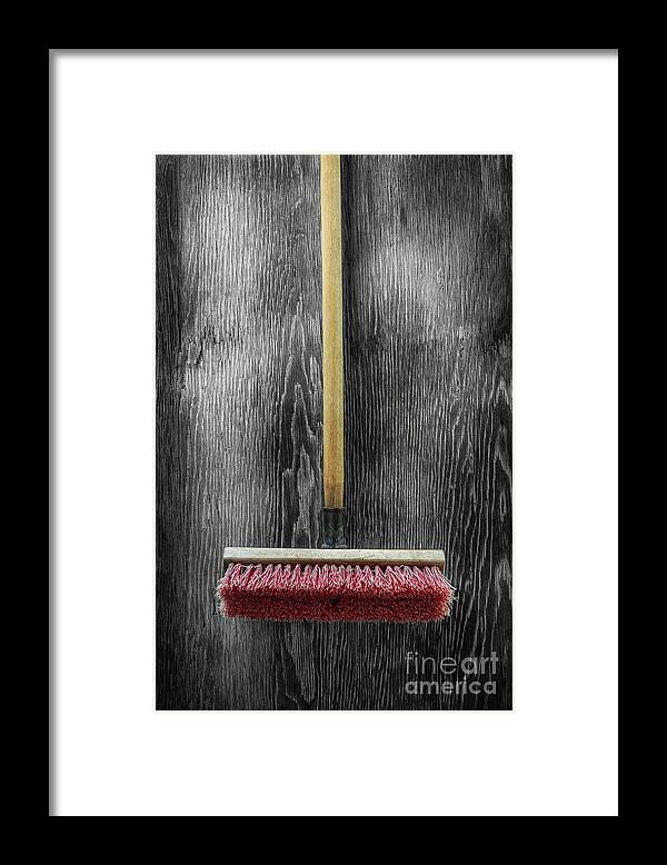 Art Framed Print featuring the photograph Tools On Wood 14 on BW by YoPedro