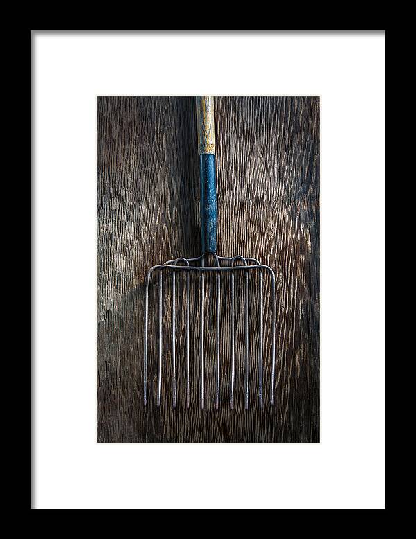 Background Framed Print featuring the photograph Tools On Wood 66 by YoPedro