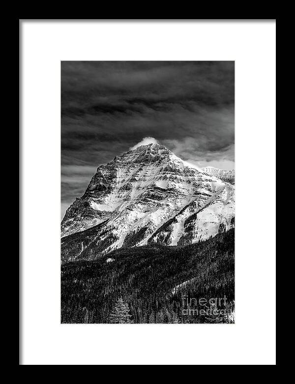 Mountain Framed Print featuring the photograph Top Hat by David Hillier