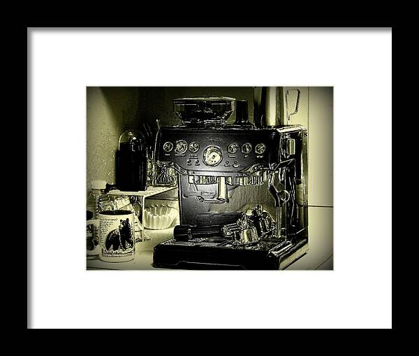 Espresso Framed Print featuring the photograph Top O' The Morn' To Ya by Jeanette C Landstrom