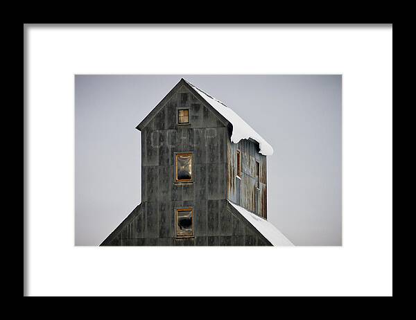 Co-op Elevator Framed Print featuring the photograph Top of the CO-OP by Albert Seger