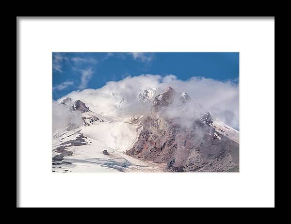 Mount Hood Framed Print featuring the photograph Top Of The World by Kristina Rinell