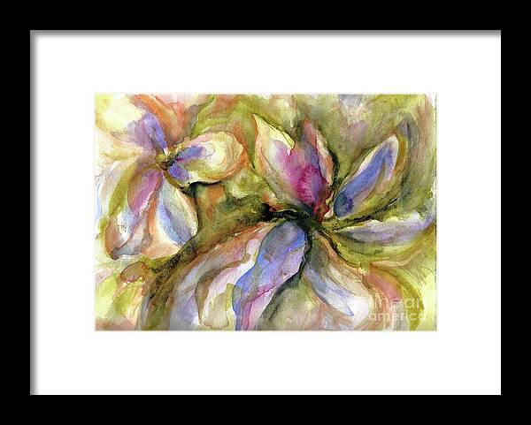 November Birthday Framed Print featuring the painting Topaz Beauty by Francelle Theriot
