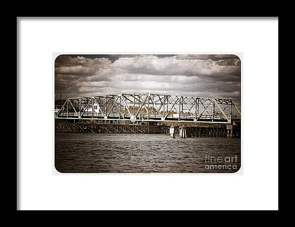 Swing Bridge Framed Print featuring the photograph Outer Banks OBX #2 by Buddy Morrison