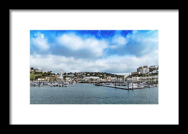 Torquay Framed Print featuring the photograph Torquay Devon by Scott Carruthers
