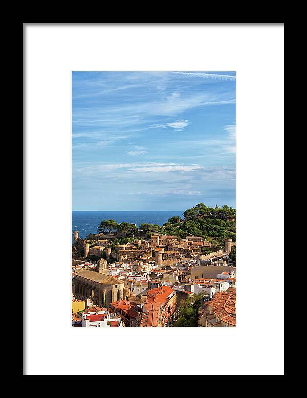 Tossa Framed Print featuring the photograph Tossa de Mar Seaside Town in Spain by Artur Bogacki