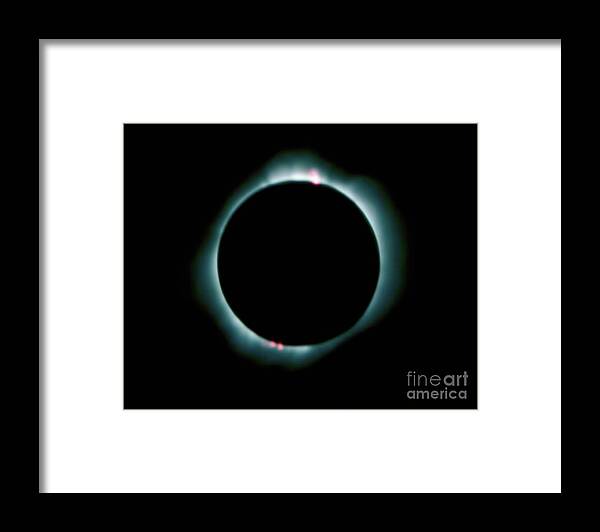 Jon Burch Framed Print featuring the photograph Total Solar Eclipse by Jon Burch Photography
