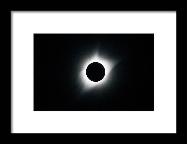 Space Framed Print featuring the photograph Totality by Matt Swinden
