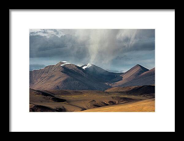 Cloud Framed Print featuring the photograph Touch Of Cloud by Hitendra SINKAR