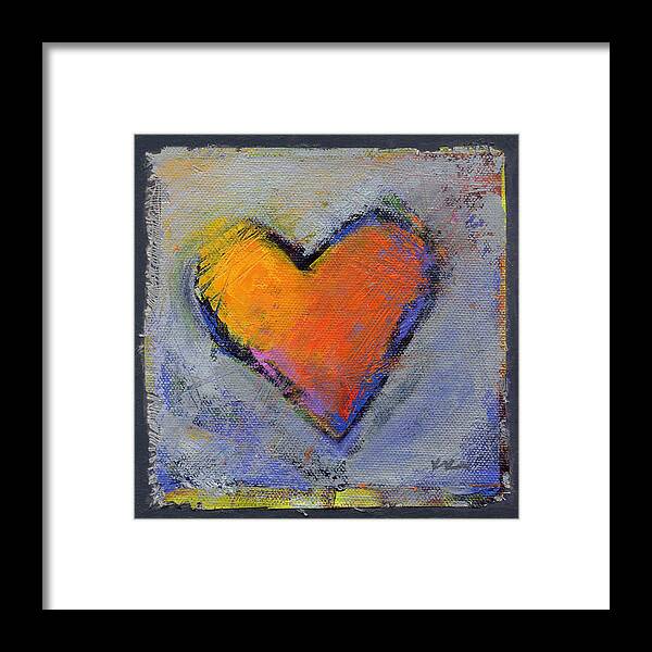Love Framed Print featuring the painting Love 6 by Konnie Kim
