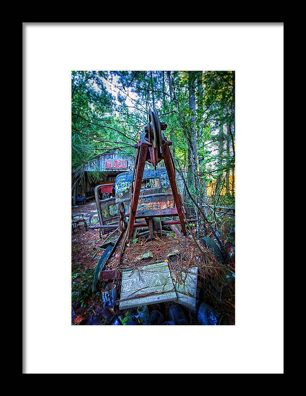 Tow Framed Print featuring the photograph Tow No More by Alan Raasch