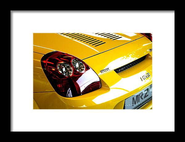 Photographer Framed Print featuring the photograph Toyota 16 by Jez C Self